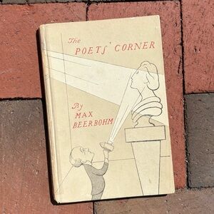1943 The Poets' Corner Max Beerbohm London Society Satire Caricature Oscar Wilde
